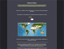 Tablet Screenshot of clowns-online.com